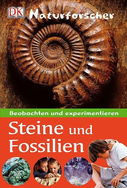 Morgan, Ben Steine und Fossilien: Beobachten und experimentieren
