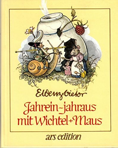 Keller, Anna Jahrein, jahraus mit Wichtel und Maus. (Bohatta-Bilderbücher)