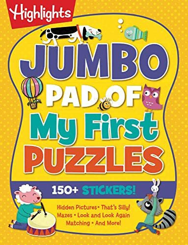 Highlights Jumbo Pad of My First Puzzles (Highlights Jumbo Books & Pads)