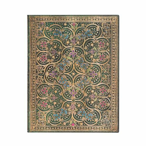Paperblanks Pinnacle Ultra Lined Softcover Flexi Journal: Flexi softcover, 100 gsm, ribbon marker, pouch, book edge printing (The Queen's Binding)