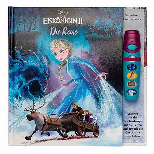 Disney Disney Die Eiskönigin 2 - Interaktives Taschenlampen-Soundbuch mit 5 Geräuschen und Glitzerseiten für Kinder ab 3 Jahren