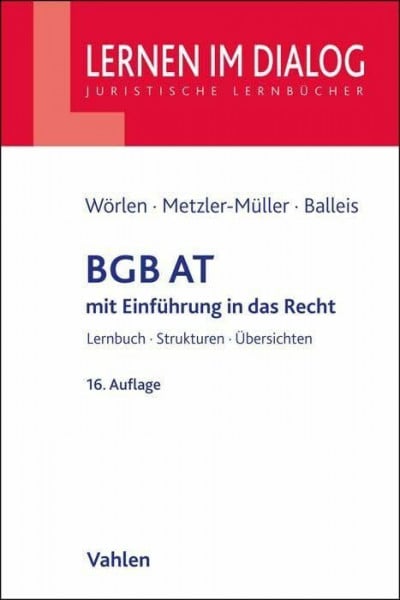 Kokemoor, Axel BGB AT: mit Einführung in das Recht (Lernen im Dialog)