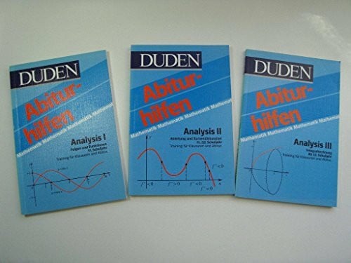 Norbert Knoche/Marion und Bernd Krallmann/Dieter Kneifel Duden Abiturhilfen - Analysis I. Folgen und Funktionen. 11. Schuljahr