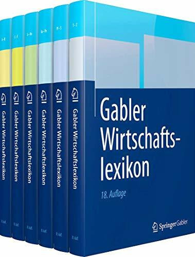 Springer Fachmedien Wiesbaden Gabler Wirtschaftslexikon: A-Z. Mehr als 25.000 Stichwörter
