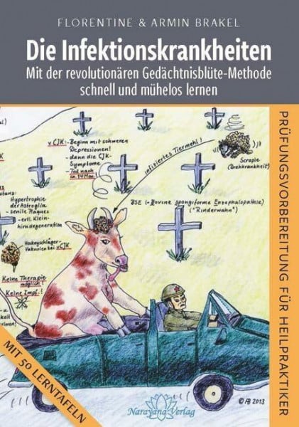 Brakel Florentine/ Brakel Armin Die Infektionskrankheiten: Mit der revolutionären Gedächtnisblüte-Methode schnell und mühelos lernen-PRÜFUNGSVORBEREITUNG FÜR HEILPRAKTIKER