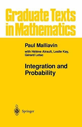 Kay, L. Integration and Probability. Graduate Texts in Mathematics,