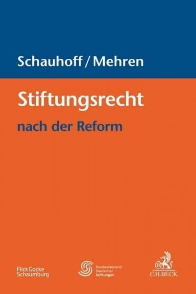 Schienke-Ohletz, Tanja Stiftungsrecht nach der Reform