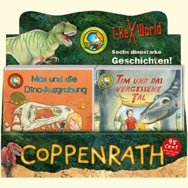 Lino-Bücher Box Nr. 33: Fang den T-Rex! Max und die Dino-Ausgrabung. Tim und das vergessene Tal