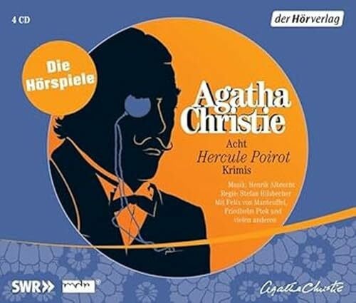 Ptok, Friedhelm Acht Hercule Poirot Krimis: CD Standard Audio Format, Lesung