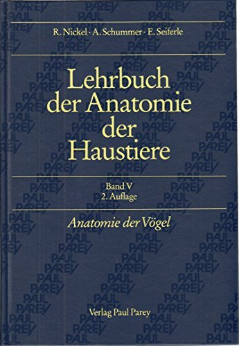 A. Schummer Lehrbuch der Anatomie der Haustiere