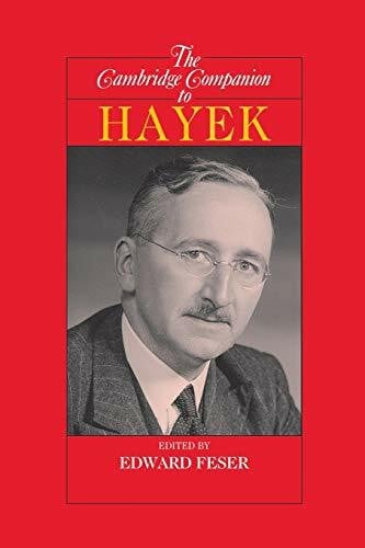 Feser, Edward The Cambridge Companion to Hayek (Cambridge Companions to Philosophy)