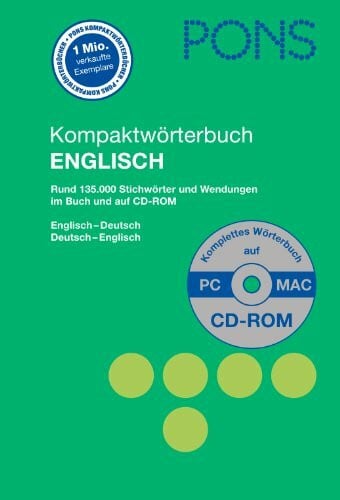 PONS Kompaktwörterbuch Englisch mit CD-ROM: Englisch-Deutsch / Deutsch-Englisch