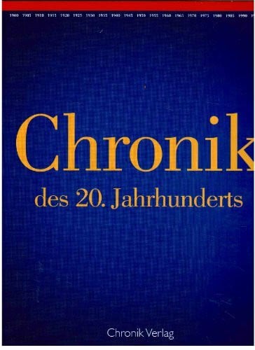 Ebert/Schmid Chronik des 20. Jahrhunderts