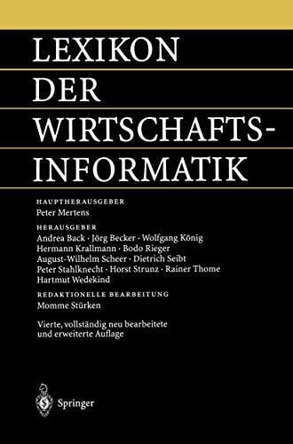 Mertens, Peter Lexikon der Wirtschaftsinformatik (German Edition)