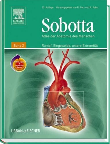 Pabst, Reinhard Sobotta, Atlas der Anatomie des Menschen Band 2 mit StudentConsult-Zugang: Rumpf, Eingeweide, untere Extremität