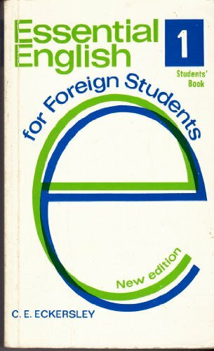 Eckersley, C. E. Essential English: Bk.1