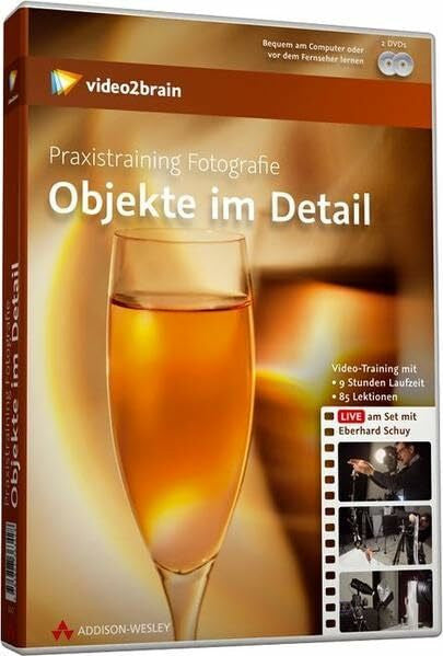 video2brain Praxistraining Fotografie: Objekte im Detail - Video-Training - Praxistraining Fotografie: Objekte im Detail - Video-Training Live am Set mit Eberhard ... Schuy (AW Videotraining Grafik/Fotografie)