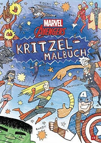 Albrecht, Anke MARVEL Avengers Kritzel-Malbuch: 128 Seiten kreativer Kritzelspaß mit den beliebten Marvel-Helden (Die Marvel-Activity-Reihe, Band 6)