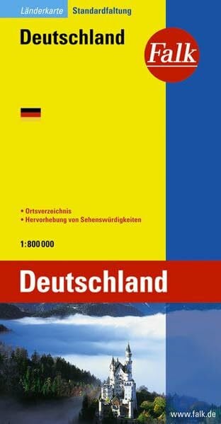 REIS FALK A Falk Länderkarte Deutschland 1:800 000