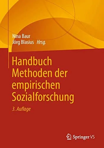 Blasius, Jörg Handbuch Methoden der empirischen Sozialforschung