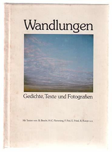 Mariss, Jochen Wandlungen: Gedichte, Texte und Fotografien