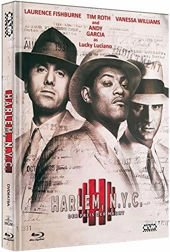 Laurence Fishburne Harlem, N.Y.C. - Der Preis der Macht - Hoodlum [Blu-Ray+DVD] - uncut - auf 333 limitiertes Mediabook Cover A [Limited Collector's Edition] [Limited Edition]