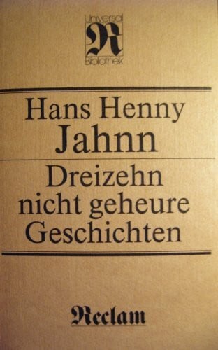 Klaus Schuhmann Dreizehn nicht geheure Geschichten