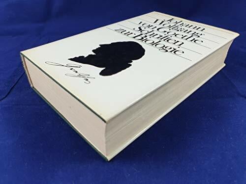 Goethe, Johann Wolfgang von Schriften zur Biologie