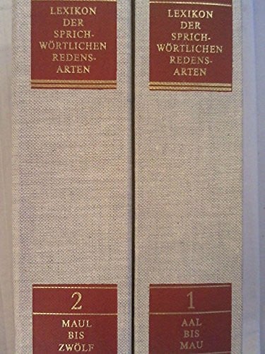 Röhrich, Lutz Lexikon der sprichwörtlichen Redensarten