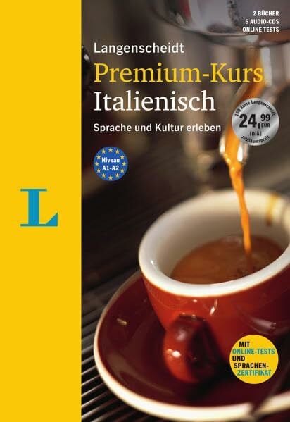 Parma, Vinicio Langenscheidt Premium-Kurs Italienisch - Sprachkurs mit 2 Büchern, 6 Audio-CDs, MP3-Download, Online-Tests und Zertifikat: Der Sprachkurs, um Sprache ... Sprache und Kultur erleben. Niveau A1/A2