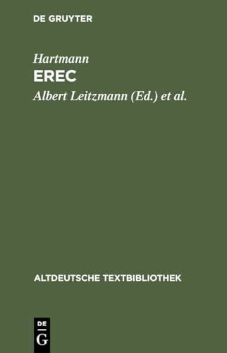 Cormeau, Christoph Erec (Altdeutsche Textbibliothek, 39, Band 39)