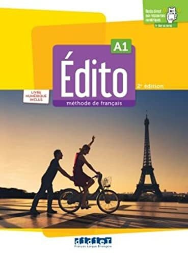 Édito A1, 2e édition - Édition hybride: Livre de l'élève + code numérique didierfle.com (24 mois)