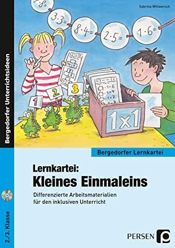 Willwersch, Sabrina Lernkartei: Kleines Einmaleins: Differenzierte Arbeitsmaterialien für den inklusiven Unterricht (2. und 3. Klasse) (Bergedorfer Lernkartei)