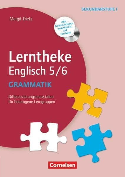 Dietz, Margit Lerntheke - Englisch: Grammatik: 5/6 (3. Auflage) - Differenzierungsmaterialien für heterogene Lerngruppen - Kopiervorlagen mit CD-ROM