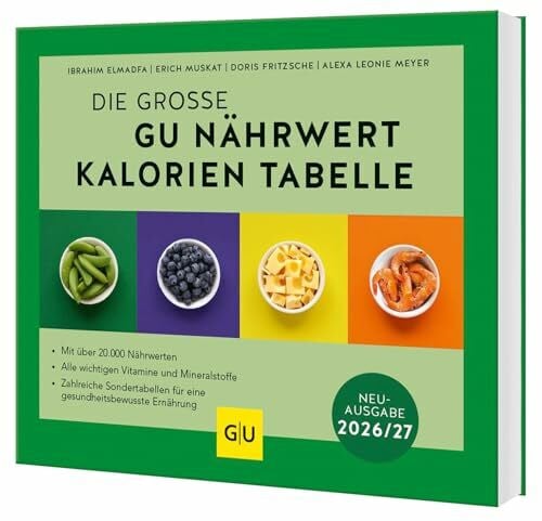 Muskat, Prof. Dr. Erich Die große GU Nährwert-Kalorien-Tabelle 2026/27
