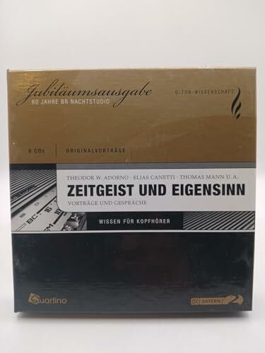 Theodor W. Adorno Zeitgeist und Eigensinn, 6 Audio-CDs