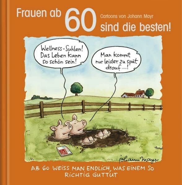 Korsch Verlag Frauen ab 60 sind die besten!: Cartoon-Geschenkbuch zum runden Geburtstag. Mit Silberfolienprägung