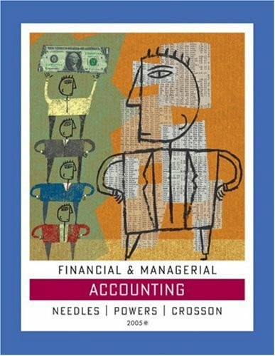 Needles, Belverd E Financial and Managerial Accounting with CD-Rom