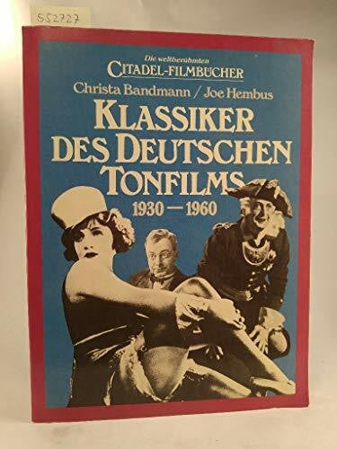 Joe Hembus Christa Bandmann Klassiker des deutschen Tonfilms.