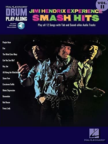 Jimi Hendrix Drum Play-Along Volume 11: Jimi Hendrix - Smash Hits Drums (Book / CD): Play-Along, CD für Schlagzeug