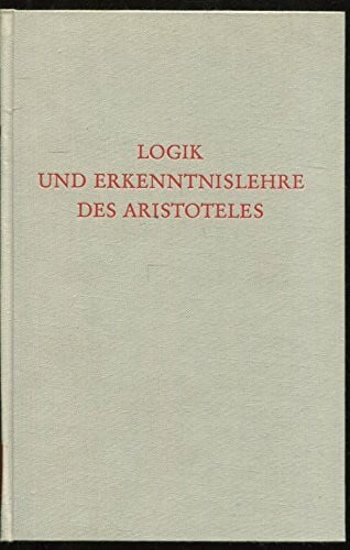 Hager, Fritz-Peter (Hg.): Logik und Erkenntnislehre des Aristoteles. Wege der Forschung 226. OLnbd. Sauberes Exemplar 49. - 346 S. (pages)