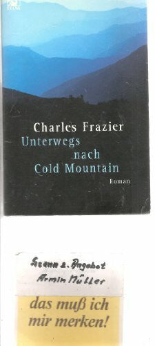 Frazier, Charles Diana-Taschenbücher, Nr.31, Unterwegs nach Cold Mountain