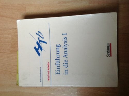 Kaballo, Winfried Einführung in die Analysis, Bd.1