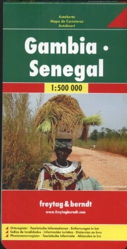 Gambia - Senegal: 1:500000 (freytag & berndt Auto + Freizeitkarten)
