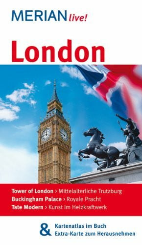 Carstensen, Heidede MERIAN live! Reiseführer London: Mit Kartenatlas im Buch und Extra-Karte zum Herausnehmen