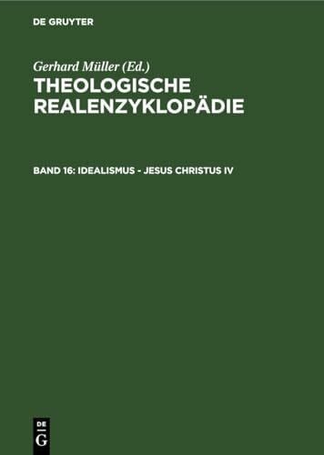 Stock, Konrad Idealismus - Jesus Christus IV (Theologische Realenzyklopädie)