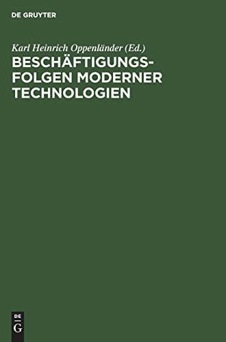 Oppenländer, Karl Heinrich Beschäftigungsfolgen moderner Technologien