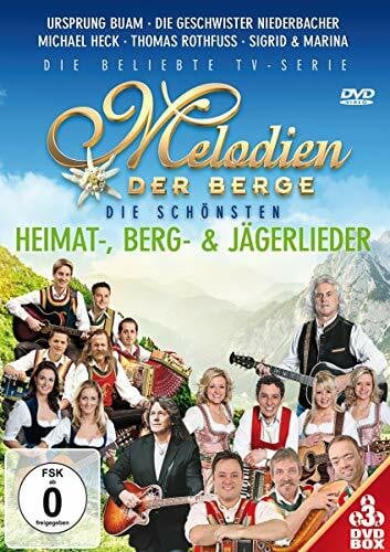 Heck, Michael Melodien der Berge - Die schönsten Heimat-, Berg- & Jägerlieder [3 DVDs]