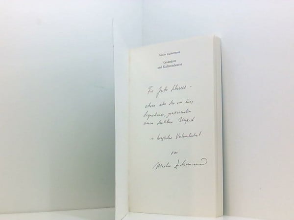 Zuckermann, Moshe: Gedenken und Kulturindustrie