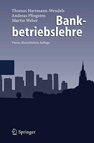 Weber, Martin Bankbetriebslehre